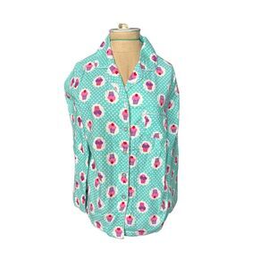 Pajama Mania 100% Cotton Cupcake Print Pajama Set Size Medium